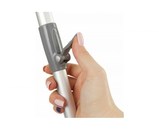 Швабра ЛАЙМА LAIMA для наборов для уборки с круглой насадкой из микрофибры, черенок 130 см, 606745 – изображение 4