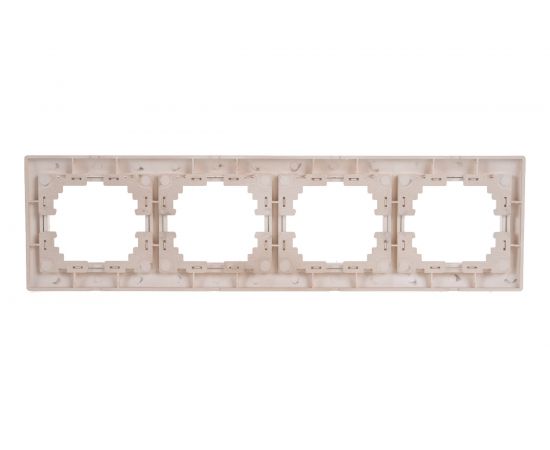 Горизонтальная рамка Intro 150404 на 4 поста, СУ, Plano, шампань Б0030103 – изображение 4