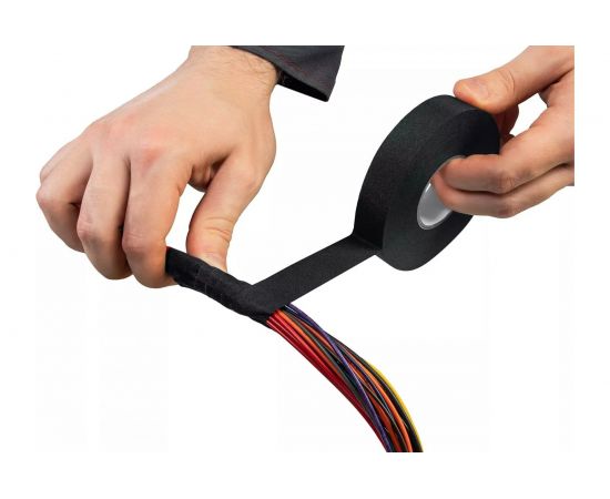 Термостойкая текстильная изолента ЗУБР Авто-Жгут 19 мм х 25 м 1236-2 – изображение 4