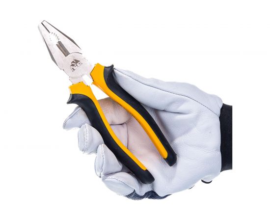 Комбинированные плоскогубцы Ultima 200 мм, двухкомпонентные рукоятки 126004 – изображение 4