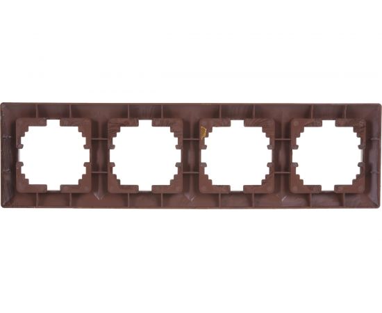 Рамка Intro 450410 на 4 поста, СУ, Solo, венге Б0043429 – изображение 4