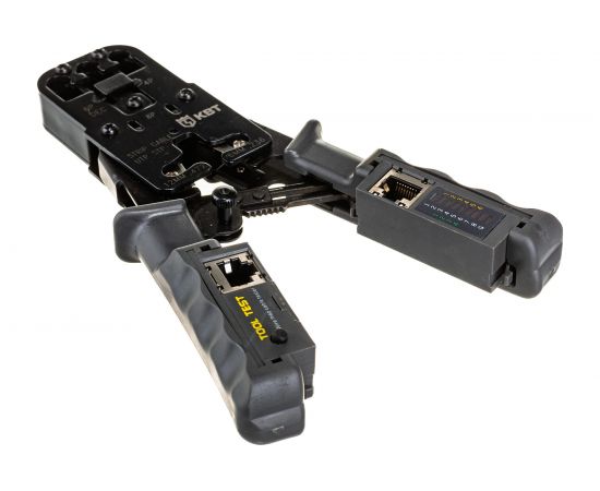 Пресс-клещи для RJ-разъемов с тестером КВТ JT-03T 84493 – изображение 5