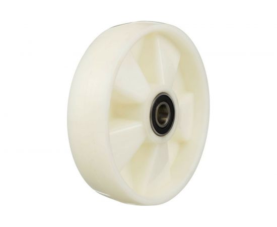 Колесо под гидроузел (200 мм; 400 кг; нейлон; под ось 20 мм) Стелла-Техник 200N – изображение 5