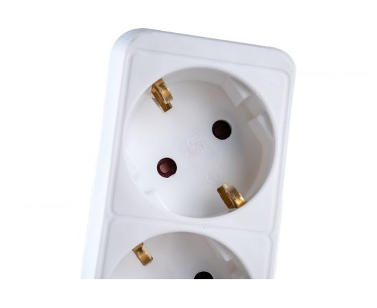 Сетевой удлинитель ФОТОН 16-23ЕS, 2м, 3 розетки, 16А, с выключателем, с заземлением, Белый 24751 – изображение 5