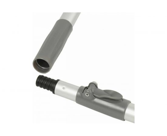 Швабра ЛАЙМА LAIMA для наборов для уборки с круглой насадкой из микрофибры, черенок 130 см, 606745 – изображение 5