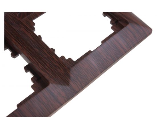 Рамка Intro 450410 на 4 поста, СУ, Solo, венге Б0043429 – изображение 5