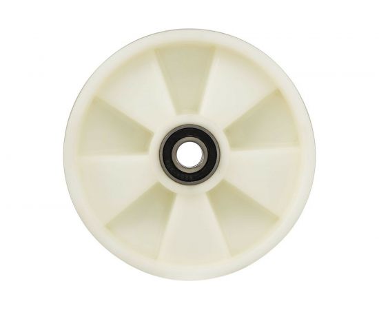 Колесо под гидроузел (200 мм; 400 кг; нейлон; под ось 20 мм) Стелла-Техник 200N – изображение 6