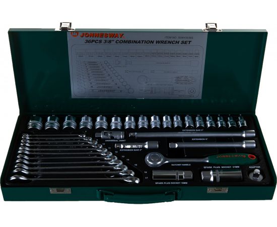 Набор торцевых головок и комбинированных ключей Jonnesway S04H3536S – изображение 6