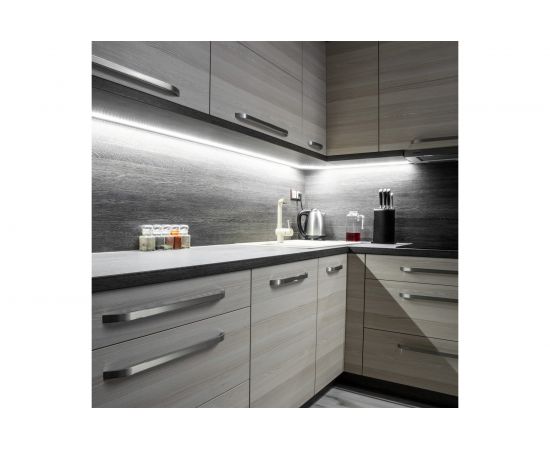 Светодиодная лента Apeyron в блистере, 1м 12В,14,4Вт/м, smd5050, 60д/м, IP20, 700Лм/м, подложка 10мм, дневной белый 224BL – изображение 7