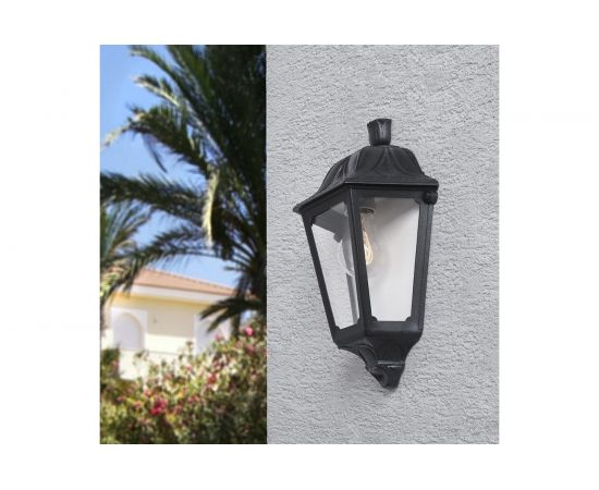 Садово-парковый светильник FERON серии IESSE, НБУ, 230V E27 130х220х350мм черный 11632 – изображение 10