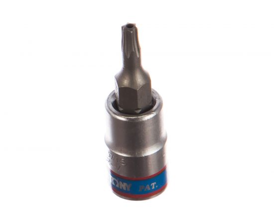 Головка-бита торцевая 1/4"", TORX с отверстием, T15Н, L=37 мм KING TONY 203715 