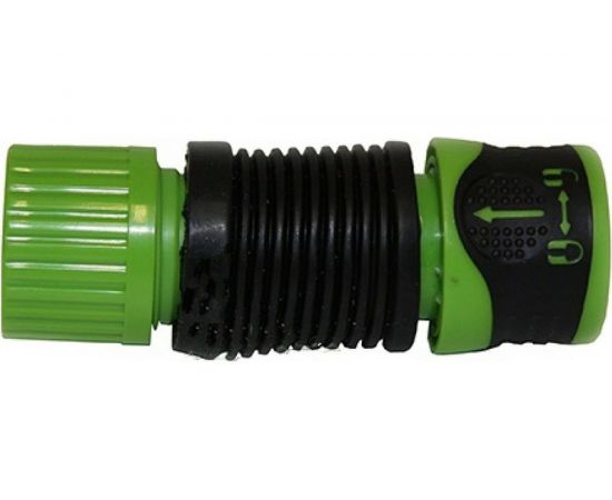 Коннектор гибкий двухкомпонентный (24 шт; аквастоп, с замком) для шланга 1/2""-5/8"" Green Helper HC3007 