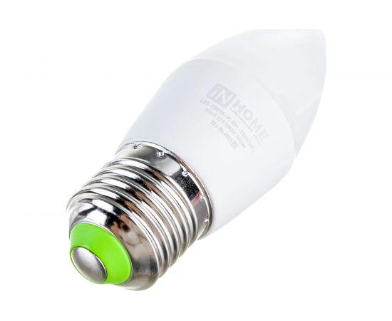 Светодиодная лампа IN HOME LED-СВЕЧА-VC 8Вт 230В Е27 3000К 600Лм 4690612020440 