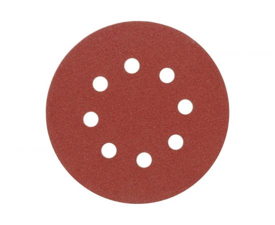 Круг шлифовальный абразивный с перфорацией (5 шт; 125 мм; Р80) для резиновых дисков VOREL 8578 