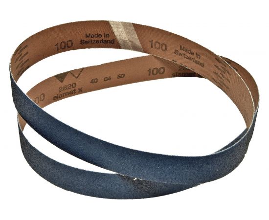 Лента шлифовальная абразивная (2 шт; 30x533 мм; P100) для ленточного напильника ABRAFORM sm-30-533-100 
