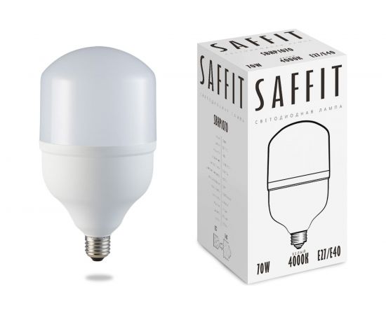 Светодиодная лампа SAFFIT SBHP1070 70W 230V E27-E40 4000K 55098 