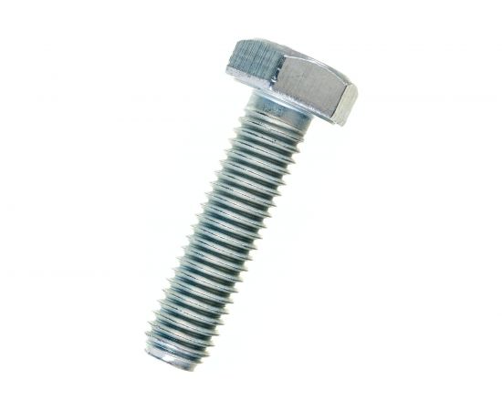 Болт Стройметиз М8х30 DIN 933, класс прочности 5.8, цинк уп. 4 шт 3011631 