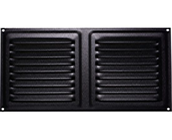 Решетка вентиляционная 100х200 мм черный муар Трибатрон 87134 