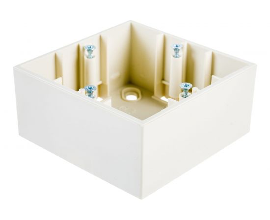 Коробка для наружного монтажа Simon на 1 пост, слоновая кость 20 1590751-031 