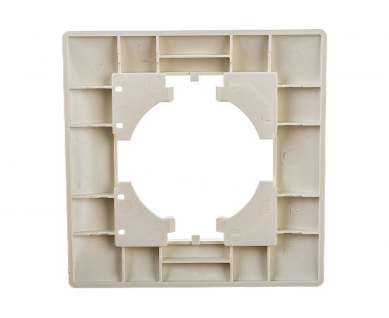 Рамка GUSI ELECTRIC Bravo 1-местная, цвет бежевый С1010-003 – изображение 2