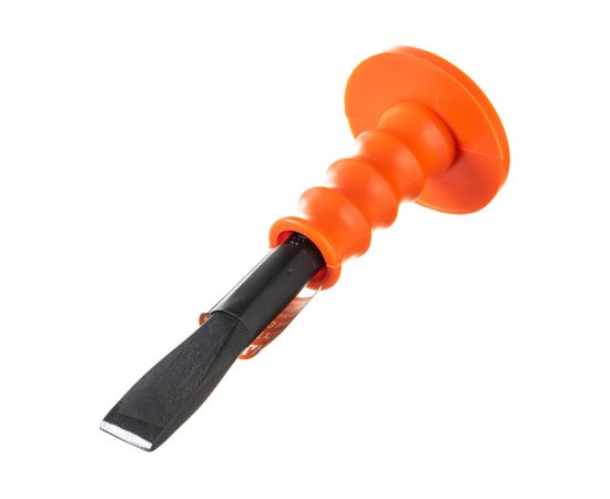 Зубило плоское профессиональное с протектором (22х216х200 мм; шестигранный хвостовик) HARDEN 610815 – изображение 2