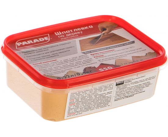 Шпатлевка по дереву Сосна 0,4 кг S50 PARADE 90001262562 – изображение 2