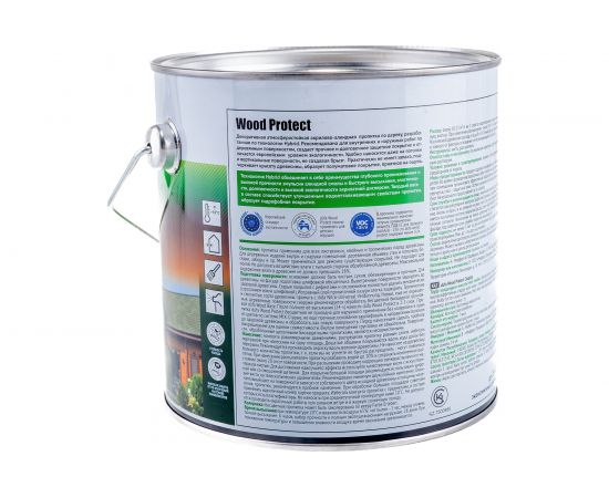 Пропитка для защиты древесины Dufa Wood Protect тик 2,5 л МП000015770 – изображение 2