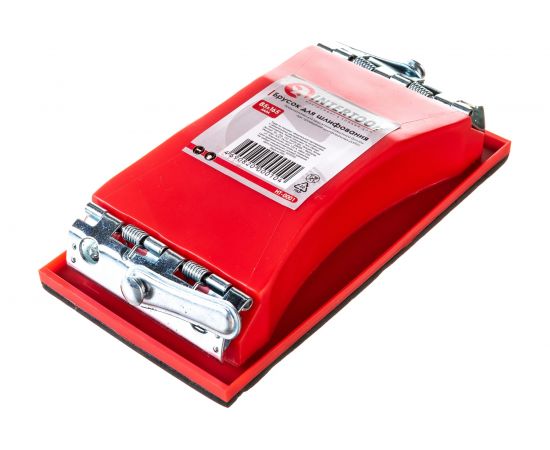 Брусок для шлифования INTERTOOL 85х165мм, металлический зажим HT-0001 – изображение 2
