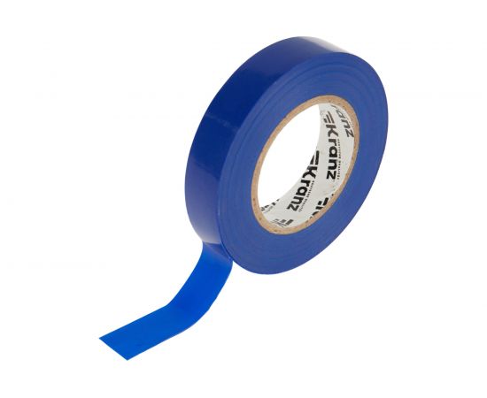 Изолента ПВХ KRANZ 15 мм х 25 м, 0.13 мм, синяя KR-09-2105 – изображение 2