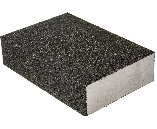 Губка шлифовальная четырехсторонняя (100х68х26 мм; Р80) "МАСТЕР" Зубр 35611-080 – изображение 2