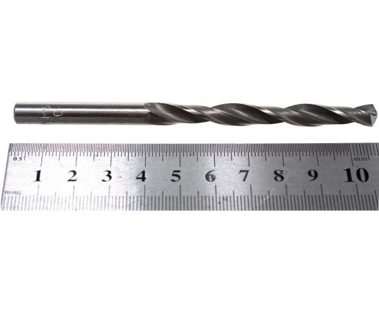 Сверло по металлу Туламаш цилиндрический хвостовик 7 мм Р6М5 101634 – изображение 3