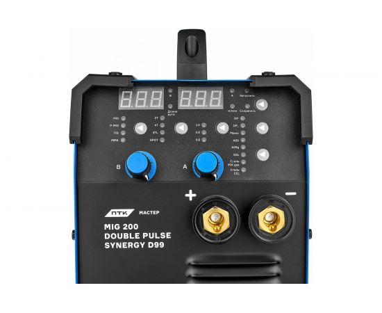 Аппарат полуавтоматической сварки ПТК МАСТЕР MIG 200 DOUBLE PULSE SYNERGY D99 00000037127 – изображение 3