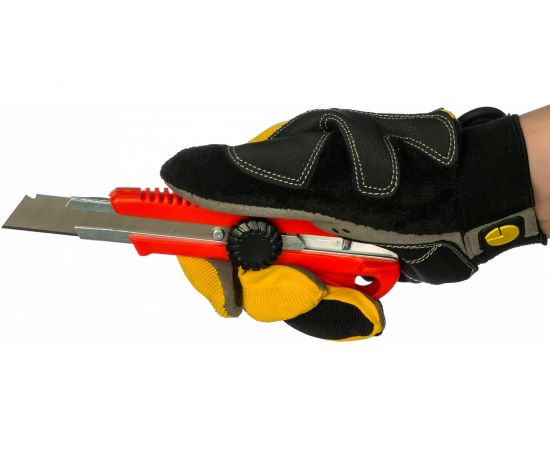 Технический нож FIT IT 18 мм усил.с вращающимся прижимом 10238 – изображение 3