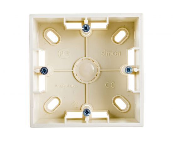 Коробка для наружного монтажа Simon на 1 пост, слоновая кость 20 1590751-031 – изображение 3