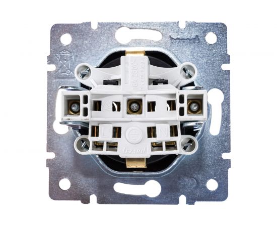 Розетка Lezard, KARINA, с/з, ПБТ, чёрный бархат, 707-4288-122B – изображение 4