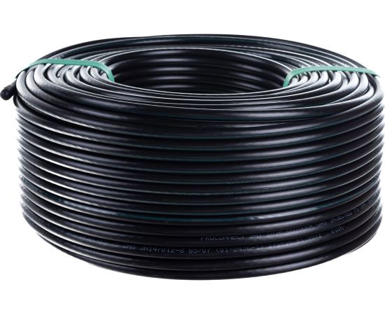 Коаксиальный кабель PROconnect SAT 703 B, Cu/Al/Al, 75%, 75 Ом, бухта 100м, черный OUTDOOR 01-2436-1 – изображение 4