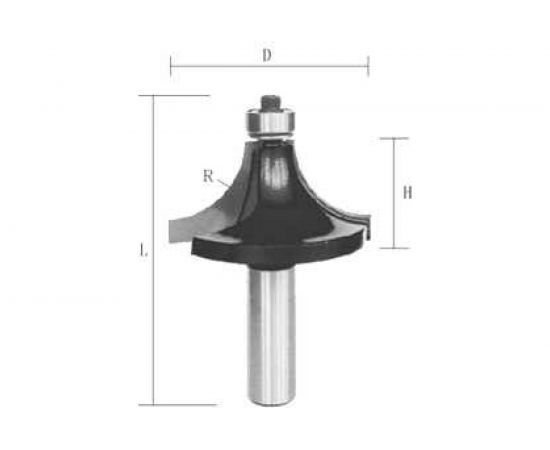 Фреза кромочная калевочная (28.6х67 мм) АТАКА 592286 38179 – изображение 5