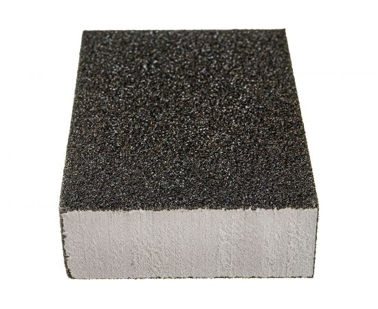 Губка шлифовальная четырехсторонняя (100х68х26 мм; Р80) "МАСТЕР" Зубр 35611-080 – изображение 5