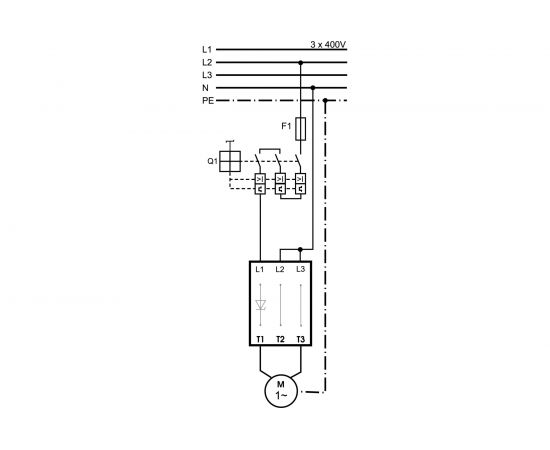 Однофазное устройство плавного пуска TELE TSG 2,2 230VAC 490251 – изображение 5
