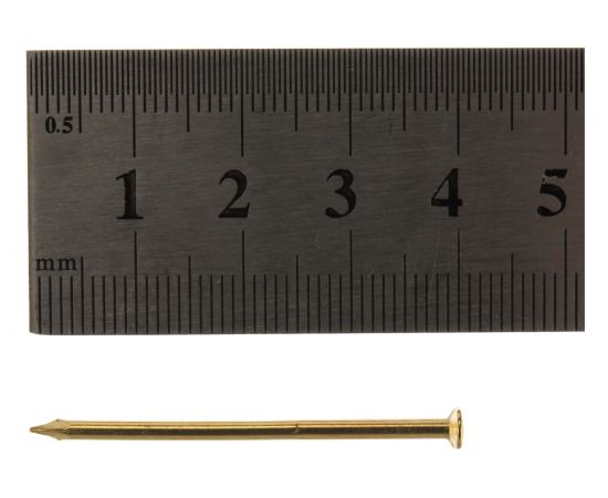 Стальной закаленный гвоздь ЕВРОПАРТНЕР латунир. 2х40 25шт. 13 7382 1 – изображение 5