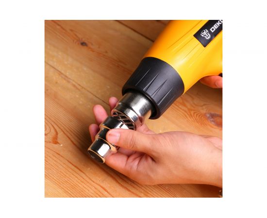 Строительный фен DEKO HG2000W, 2000Вт, 2 скорости, защита от перегрева 063-4166 – изображение 6