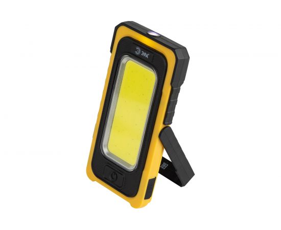 Светодиодный фонарь ЭРА Рабочие Практик RA-811 ручной, аккумуляторный, 15 Вт COB, powerbank, солнечная батарея, магнит Б0054472 