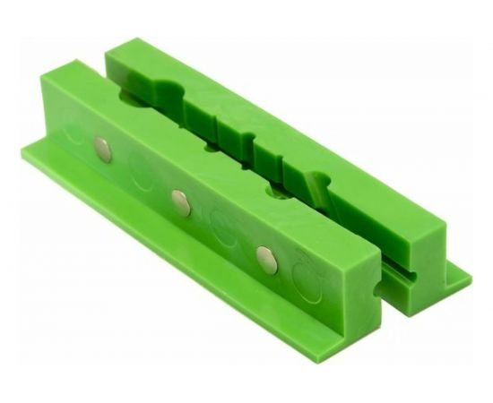 Губки магнитные с канавками (2 шт; 155х28х25 мм) для тисков КОБАЛЬТ 918-023 