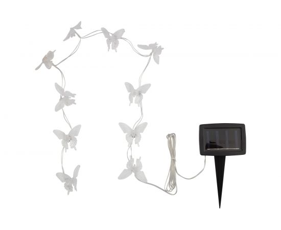 Каскад Lamper Полет бабочки LED 2,5 м с выносной солнечной панелью и аккумулятором 602-269 