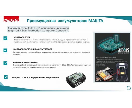 Аккумуляторный перфоратор Makita LXT DHR242RFE – изображение 12