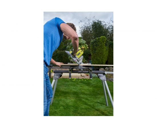 Аккумуляторная торцовочно-усовочная пила Ryobi ONE+ R18MS216-0 5133003597 – изображение 2