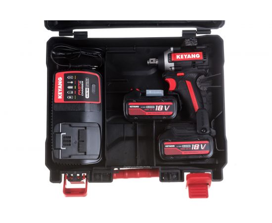 Аккумуляторный ударный гайковерт KEYANG IW20BLH-315 set – изображение 2