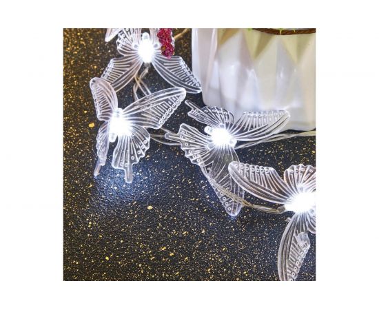 Каскад Lamper Полет бабочки LED 2,5 м с выносной солнечной панелью и аккумулятором 602-269 – изображение 2