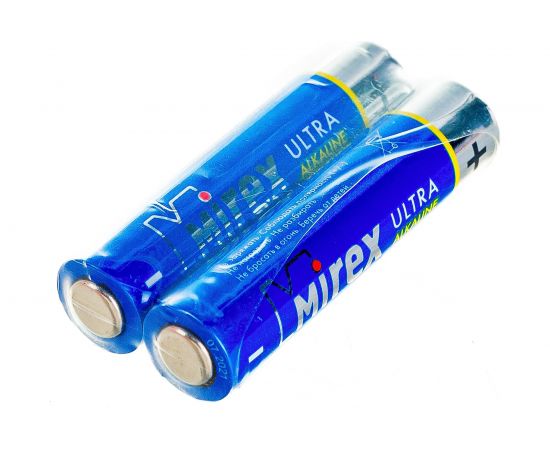 Батарея Mirex, щелочная LR03 / AAA 1,5V 2 шт shrink 23702-LR03-S2 – изображение 2