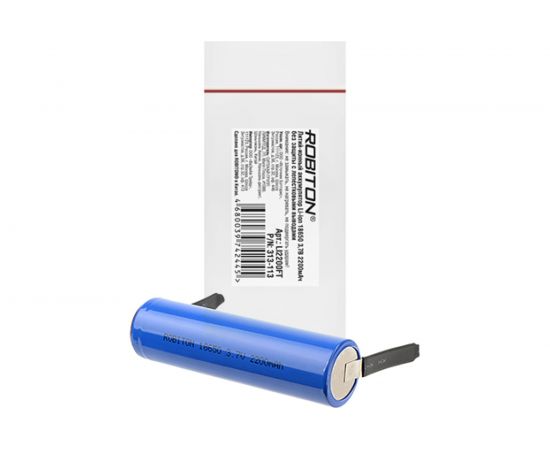 Аккумулятор ROBITON LI2200FT без защиты с лепестковыми выводами 16430 – изображение 2